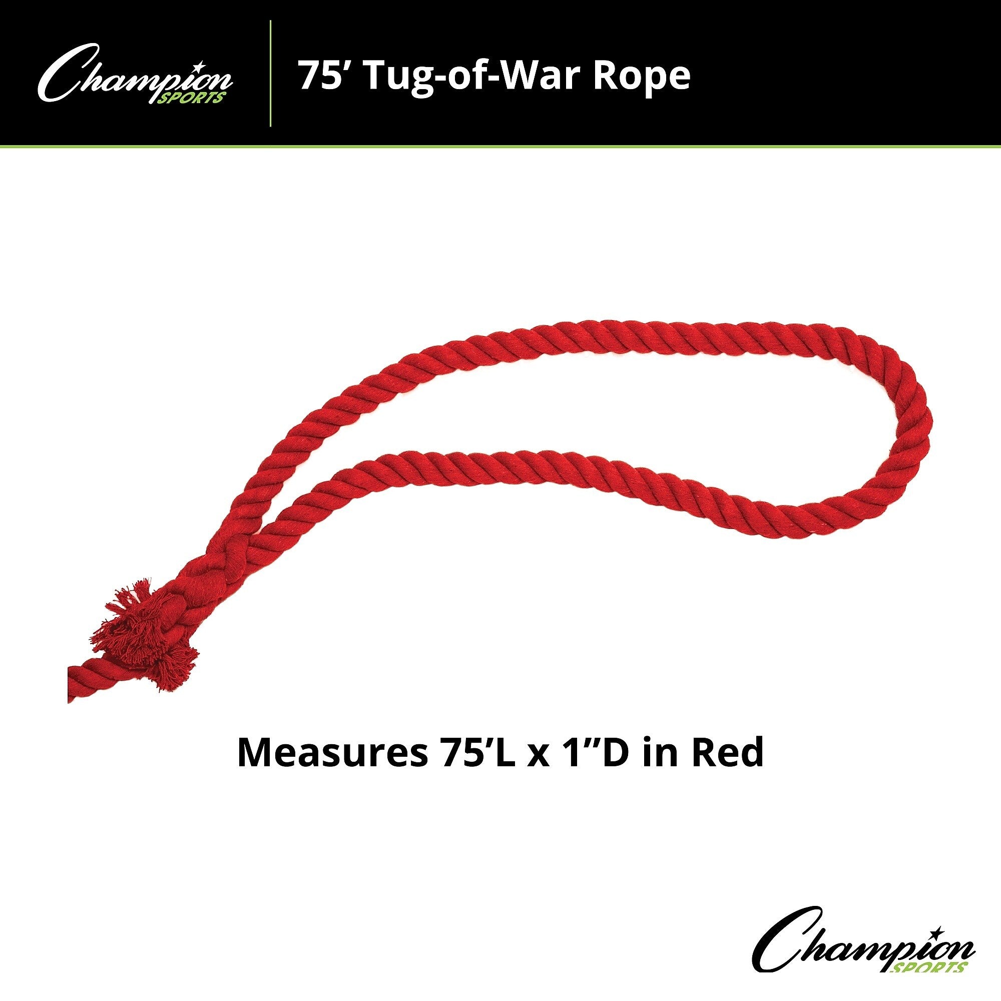 Olympia Sports Deluxe Poly Tug-Of War Rope (OSGY019P)