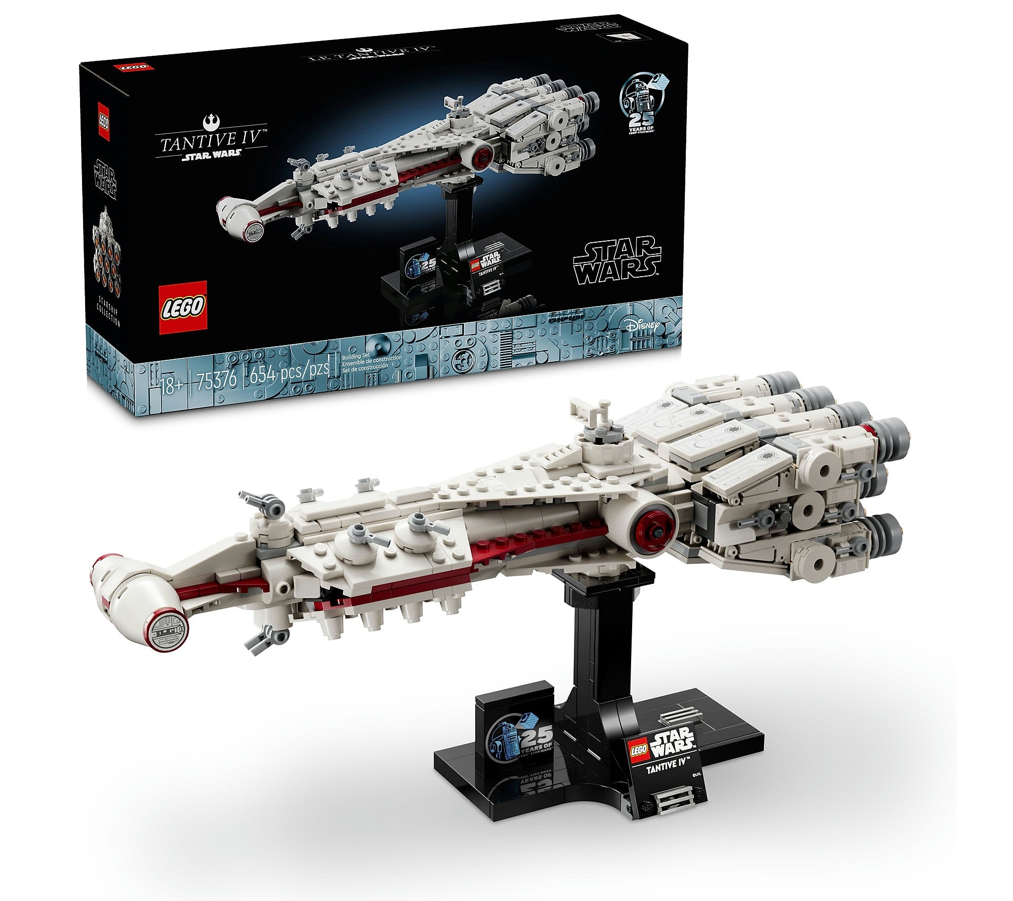 LEGO Star Wars Tantive IV, 654 Pieces (75376)