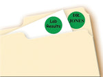 Avery Laser/Inkjet Color-Coding Labels, 3/4" Dia, Green, 1,008 Labels/Pack (5463)