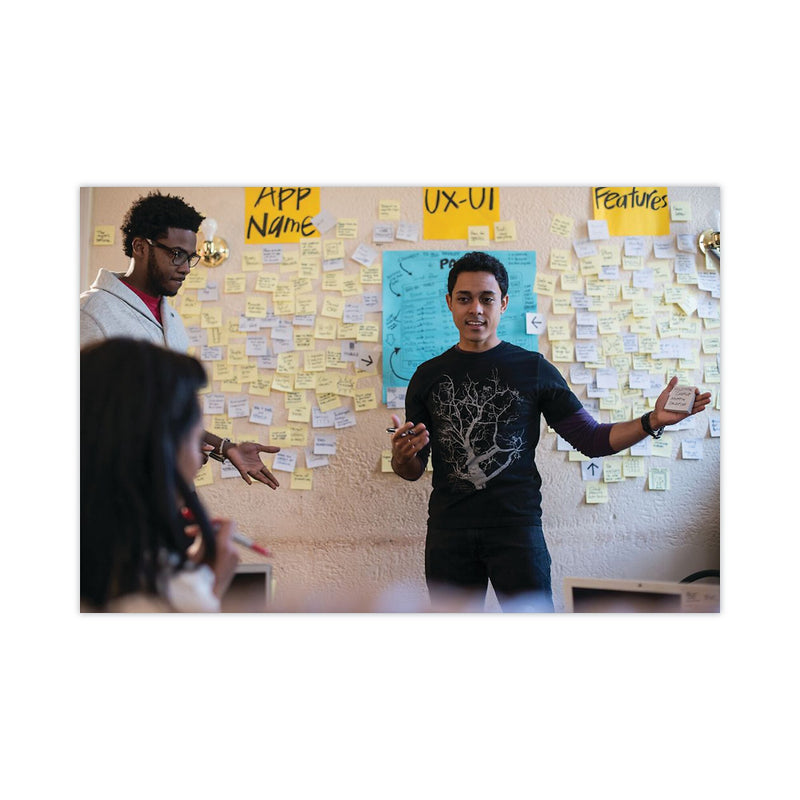 Post-it® Pop-up Super Sticky Dispenser Notes, Cabinet Pack, 3" x 3", Canary Yellow, 90 Sheets/Pad, 18 Pads/Pack