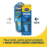 Dr. Scholl's Comfort and Energy Work Massaging Gel Insoles, Men Sizes 8-14, 2/Pair (DSC59062)