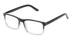 SAV Optitek +1.25 Reading Glasses, Clear Black (EAR7265-125-964)