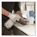 GloveWorks by AMMEX Latex Disposable Gloves, Powder-Free, 4 mil, Medium, Ivory, 100 Gloves/Box, 10 Boxes/Carton