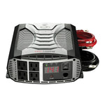 Cobra PRO 1500W Professional-Grade Power Inverter with 2 USB Ports, 4-Outlets, Black & Gray (CPI1500W)