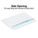 Staples Gummed Booklet Envelopes, 6" x 9", White, 250/Box (472852/19306)