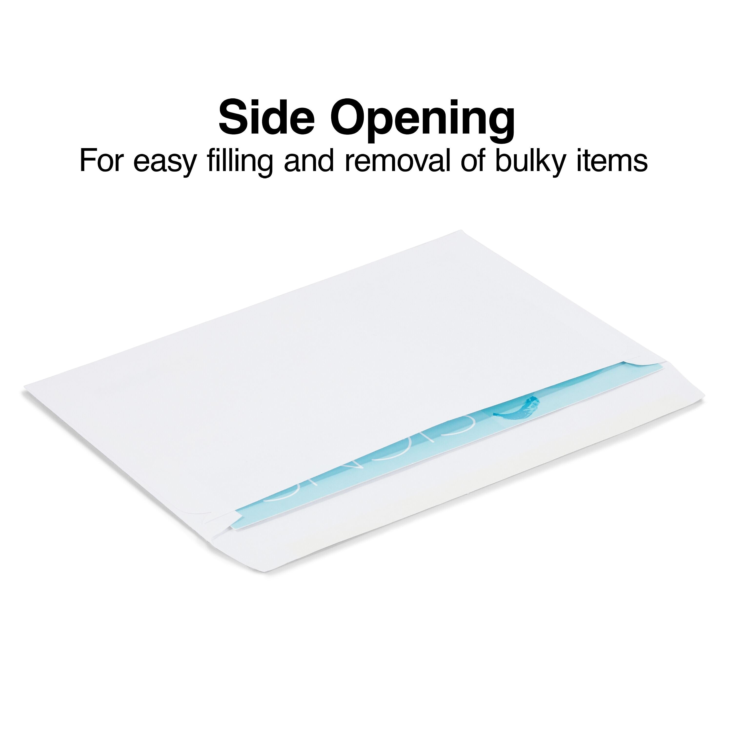 Staples Gummed Booklet Envelopes, 6" x 9", White, 250/Box (472852/19306)