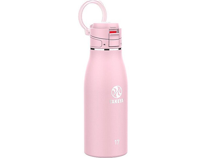 Takeya Traveler Stainless Steel Vacuum Insulated Travel Mug, 17 oz., Blush (52207)