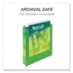 Samsill Earth's Choice 1 1/2" 3-Ring View Binders, Lime, 2/Pack (SAMMP286578)