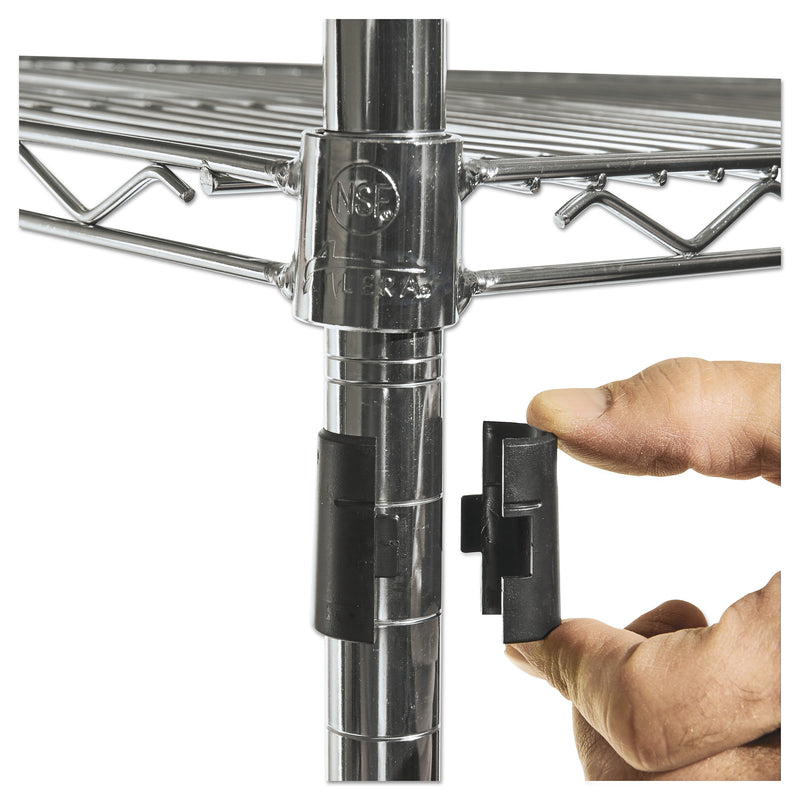 Alera 4-Shelf Metal Unit, 48"W, Silver (ALESW604818SR)