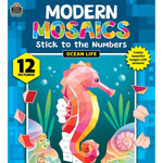 Teacher Created Resources Modern Mosaics: Ocean Life Activity Book, 2/Bundle (TCR10324-2)