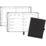 AT-A-GLANCE Foundation 6.75" x 8.5" Weekly & Monthly Planner, Plastic Cover, Black (AAGFD20005)