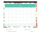 2024-2025 Blue Sky Day Designer Peyton White 22" x 17" Academic Monthly Desk Pad Calendar (107938-A25)