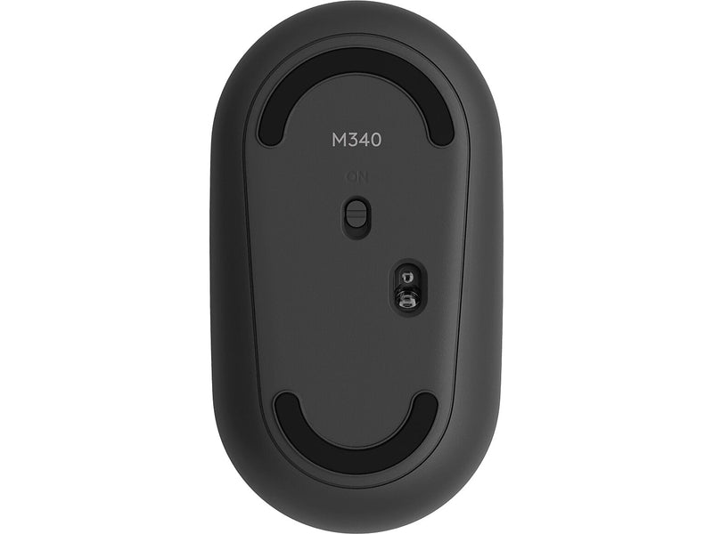 Logitech M340 Wireless Ergonomic Ambidextrous Optical USB Mouse, Blue Galaxy (910-007282)