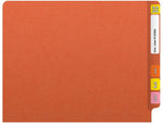 Medical Arts Press Reinforced End Tab File Folder, Straight Cut, Letter-Size, Orange, 250/Carton (S-01602-ORG-B)