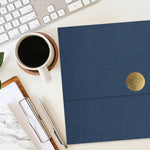 Royal Consumer Tri-Fold Certificate Holders, Navy, 5/Pack (GEO47837)
