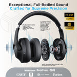 Treblab Wireless Noise Canceling Over-Ear Headphones, Bluetooth, Black (Z2)