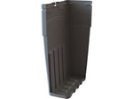 CleanRiver LeanStream Plastic Three-Stream Recycling Station, 69 Gallon, Gray (LS3-002)