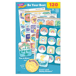 Trend Enterprises Be Your Best Mixed Stickers Variety Pack, Multicolored, 120/Pack, 2/Packs/Bundle (T-33011-2)