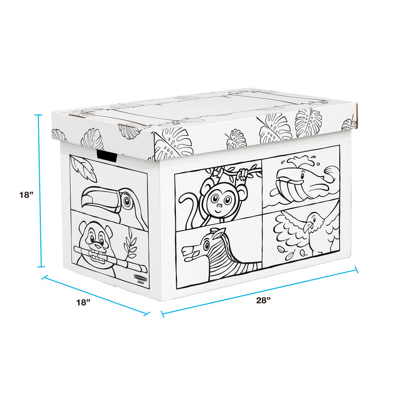Bankers Box at Play Animal Print Toybox