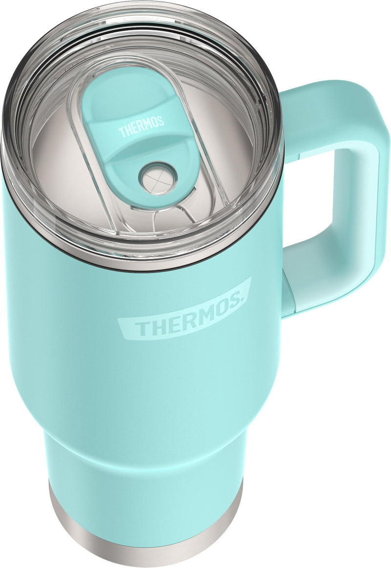 Thermos Stainless Steel Vacuum Insulated Travel Mug, 40 oz., Sea Green (EATS1804SG4)
