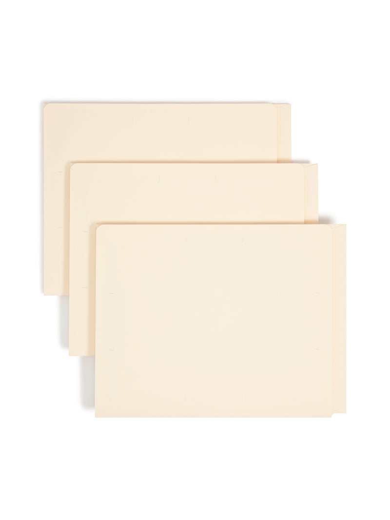 Smead Recycled Reinforced Classification Folder, 3/4" Expansion, Letter Size, Manila, 50/Box (34101)