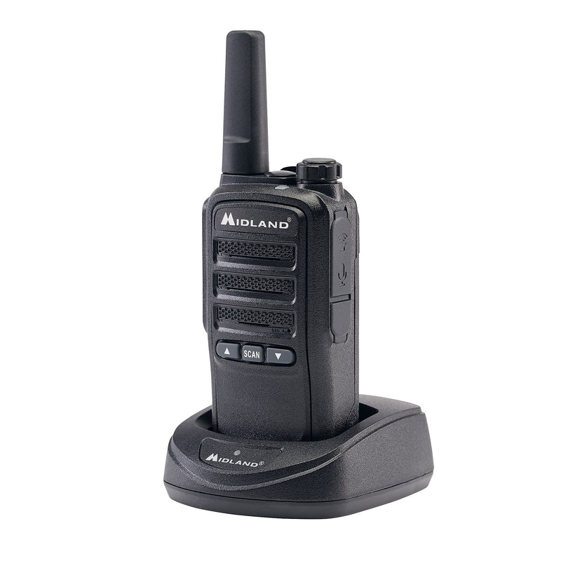 Midland Biztalk License Free FRS  Two Way Radios, Black, 2/Pair (BR10X2)