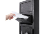 Barska Dual-Compartment Steel Depository Safe with Keypad Lock, 0.72/0.78 cu. ft. (AX13310)
