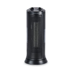 Alera 1500-Watt Ceramic Tower Heater, 7 3/8"w X 7 3/8"d X 17 3/8"h, Black (ALEHECT17)
