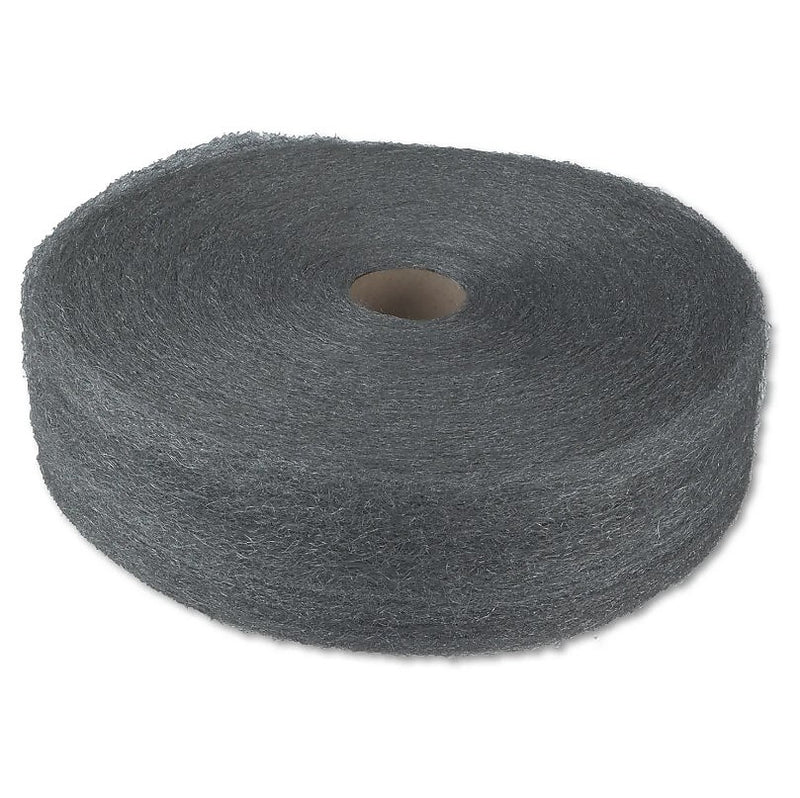Global Material Coarse #3 Steel Wool Reel; 4" Wide, 5 Lb., 6/Case