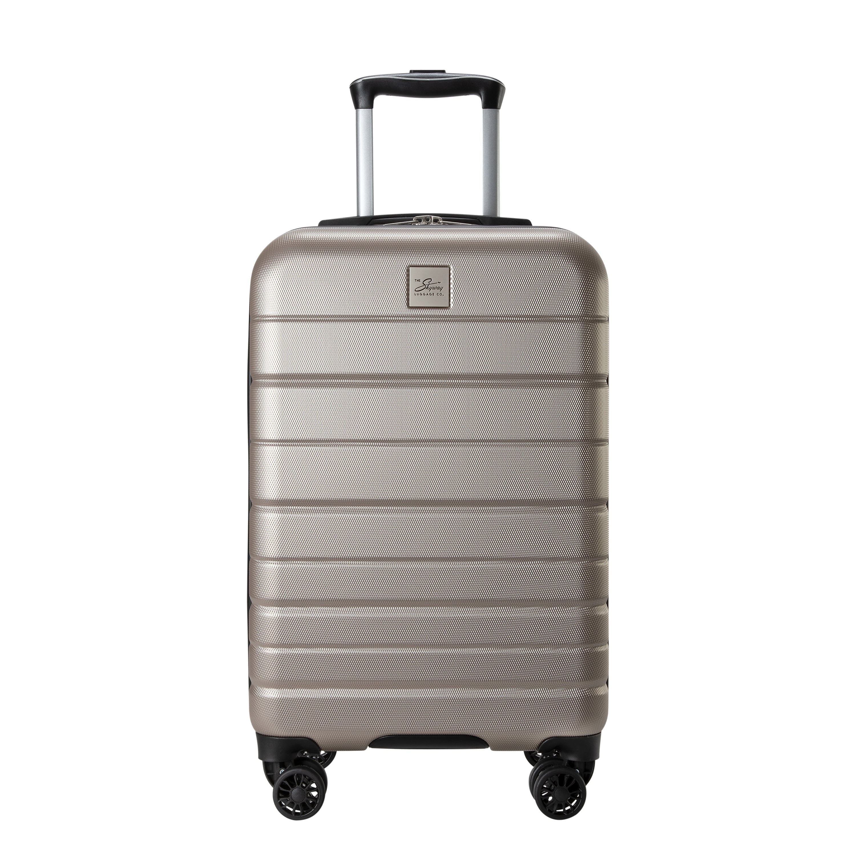 Skyway Luggage Epic 2.0 20" Hardside Carry-On Suitcase, 8-Wheeled Spinner, Bone (780-20"257-4WB)