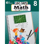 Shell Education 180 Days of Math for Eighth Grade Workbook