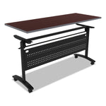 Alera® Reversible Laminate Table Top, Rectangular, 60w x 24d, Medium Cherry/Mahogany