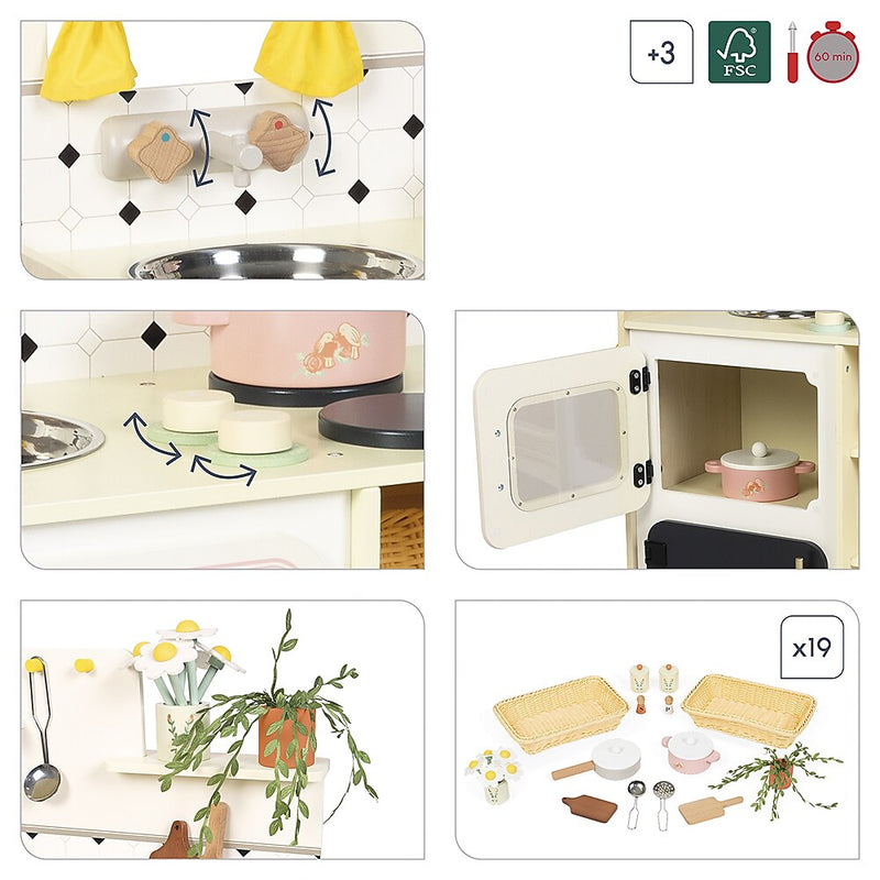 Janod Cottage Chic Big Cooker Kitchen (J06642)