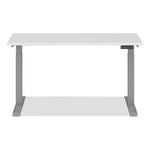 Alera® AdaptivErgo Sit-Stand Three-Stage Electric Height-Adjustable Table with Memory Controls, 60” x 24” x 30" to 49", White