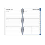 Planning Calendar BS Savoy Cool PP 5x8 RY26 Wkly/Mthly Safety Wirebound -