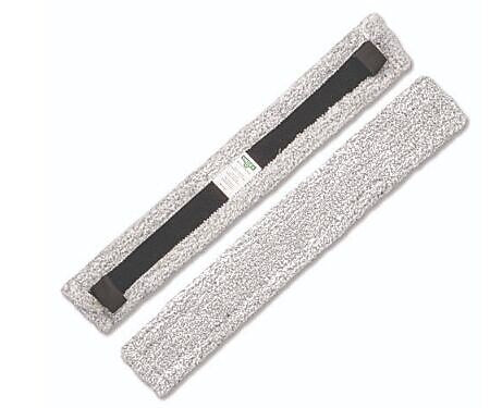 Unger VisaVersa Pro Microfiber Replacement Pad, 10" Light Gray, 10/Carton (UNGVEP25)