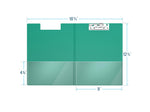 Davis Group Premium Polypropylene Clipboard, Letter Size, Green, 10/Pack (4511-04-10)