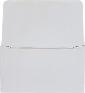 JAM Paper #6 1/4 Booklet Envelope 3 1/2" x 6", Pastel Gray, 50/Pack (R257-50)