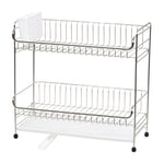 Iris Stainless Steel Dish Rack, White (586696)