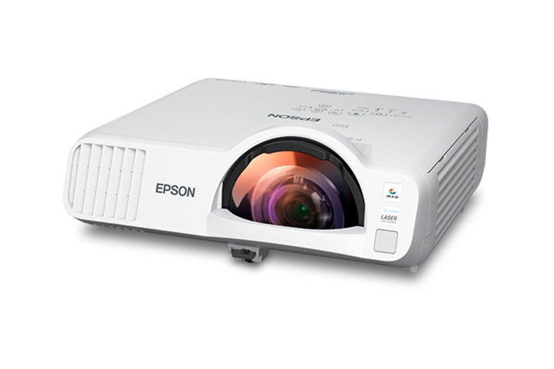 Epson PowerLite L210SF Wireless 3LCD Short Throw Lamp-Free Laser Display Projector, White (V11HA75020)