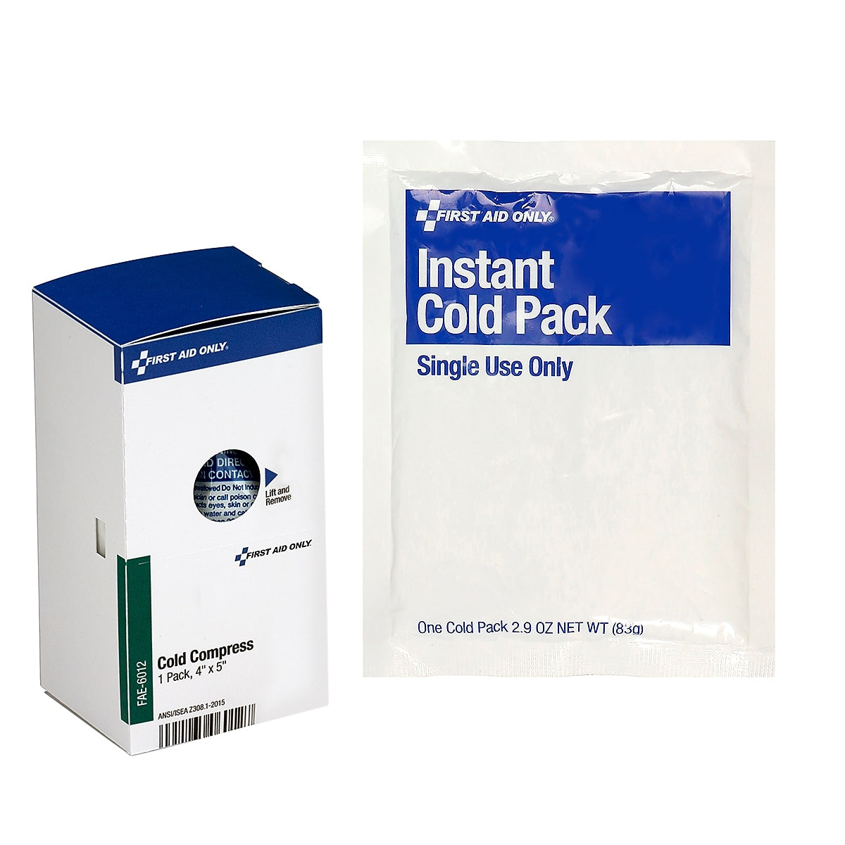 SmartCompliance First Aid Only Instant Cold Compress, 4" x 5" (FAE 6012)