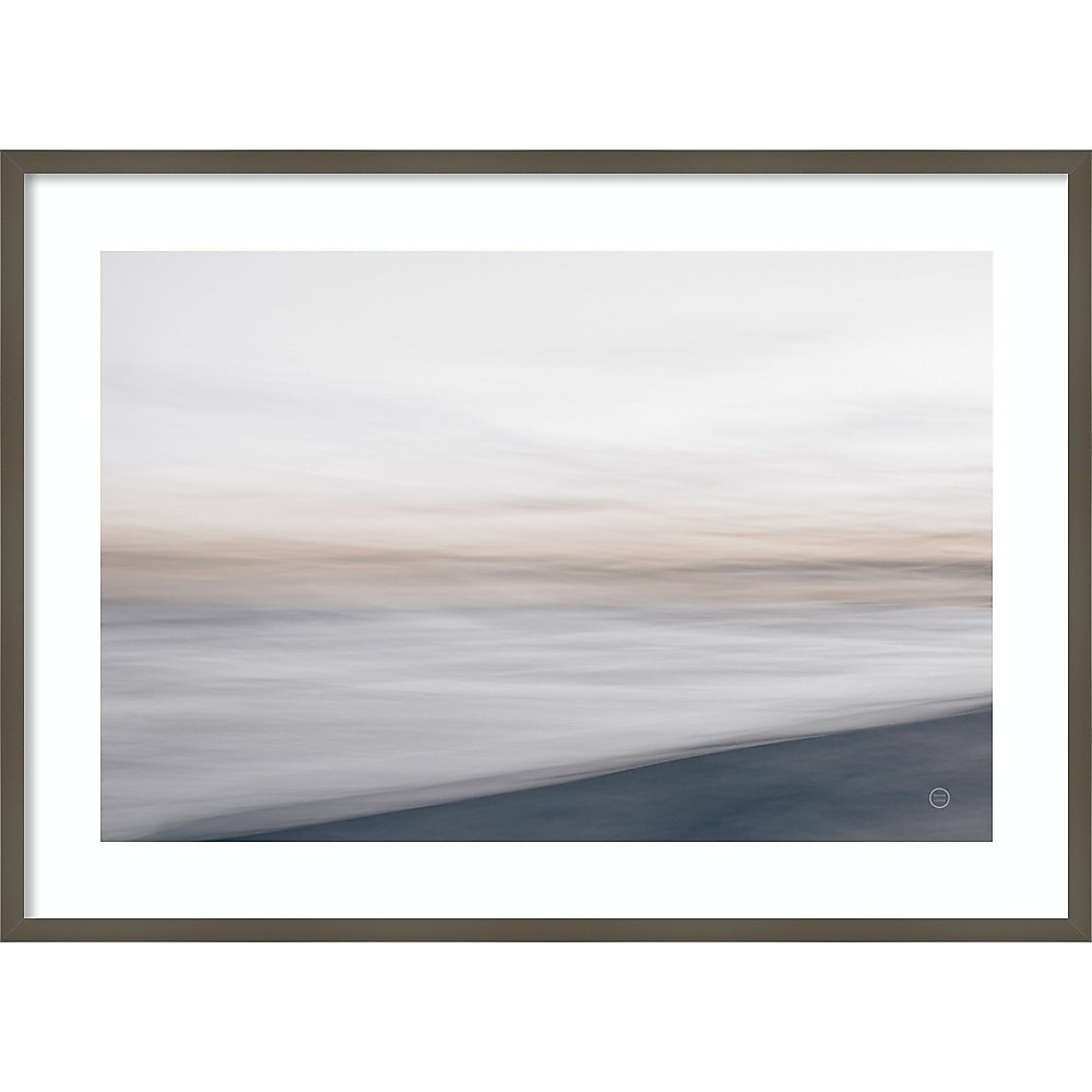 Amanti Art Waves Move Me I by Nathan Larson Wood Framed Wall Art Print, 41" x 30" (A42675534952)