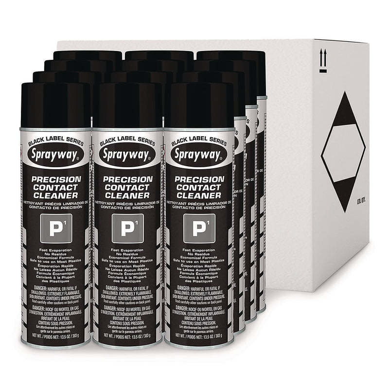Claire Sprayway Precsion Contact Cleaner, 20 oz., 12/Carton (1000001703)