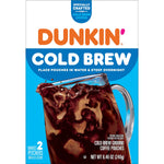 Dunkin' Cold Brew Ground Coffee Packets, 8.46 oz., 2/Box (8133400988)