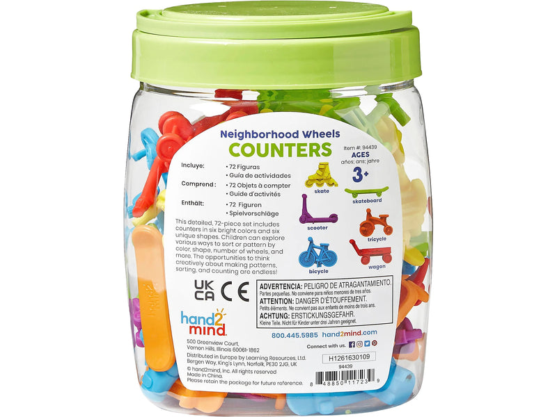 hand2mind Neighborhood Wheels Counters (94439)