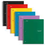 Five Star 5-Subject Subject Notebooks, 8" x 10.5", Wide Ruled, 200 Sheets, Each (51016)