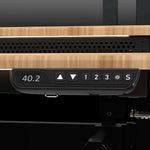 VersaDesk Foundry Bench 80"W Electric Corner Adjustable Standing Desk, Bamboo (FBC8080-BNB-APP )