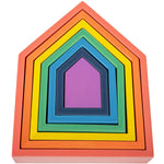 TickiT Rainbow Architect Houses, 7 Pieces/Set (CTU73542)