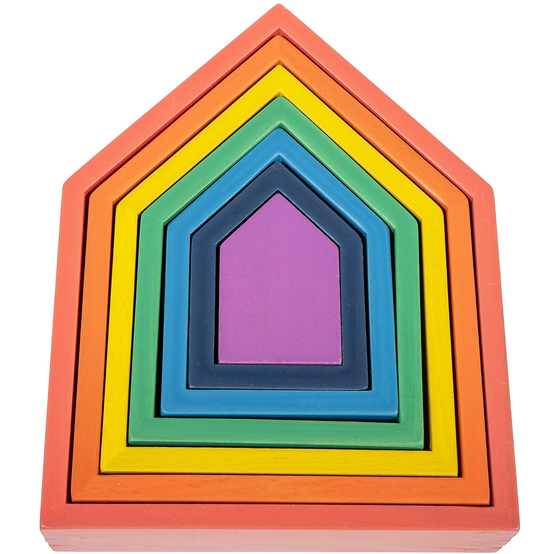 TickiT Rainbow Architect Houses, 7 Pieces/Set (CTU73542)