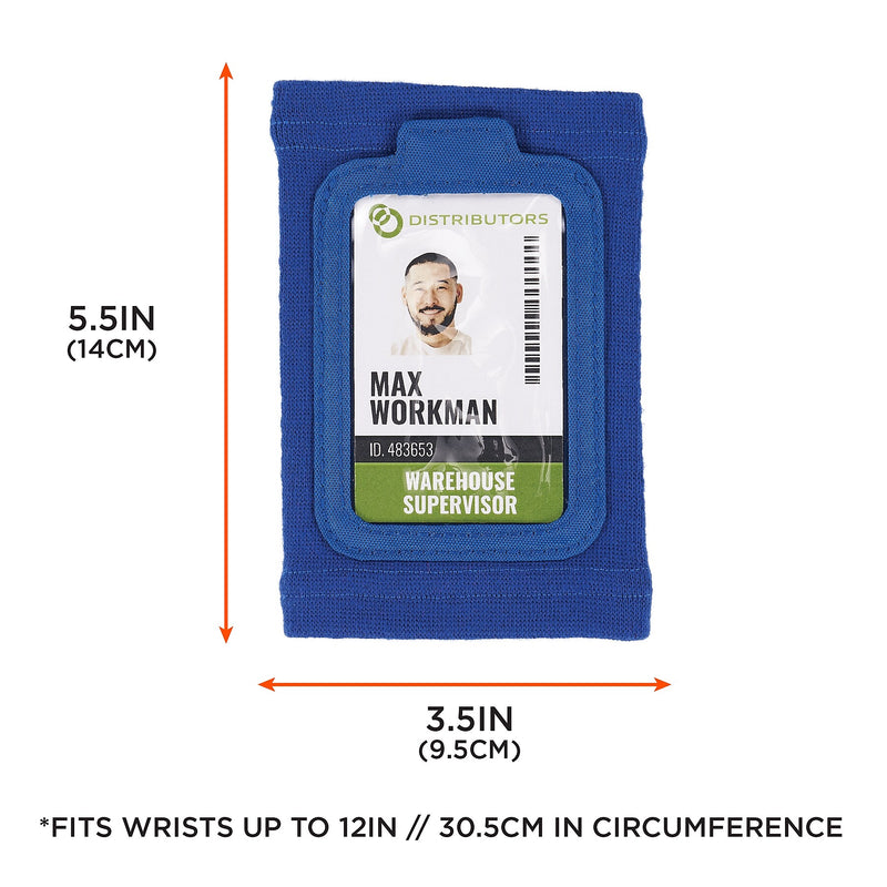 Ergodyne Squids 3388 Armband ID Badge Holder, Blue (19963)